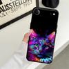 Cool Colored Cat Case for Apple iPhone 17 Pro Max 16 15 Pro 7 8 11 13 12 XR XS MAX Air 14 Funda Phone Cover