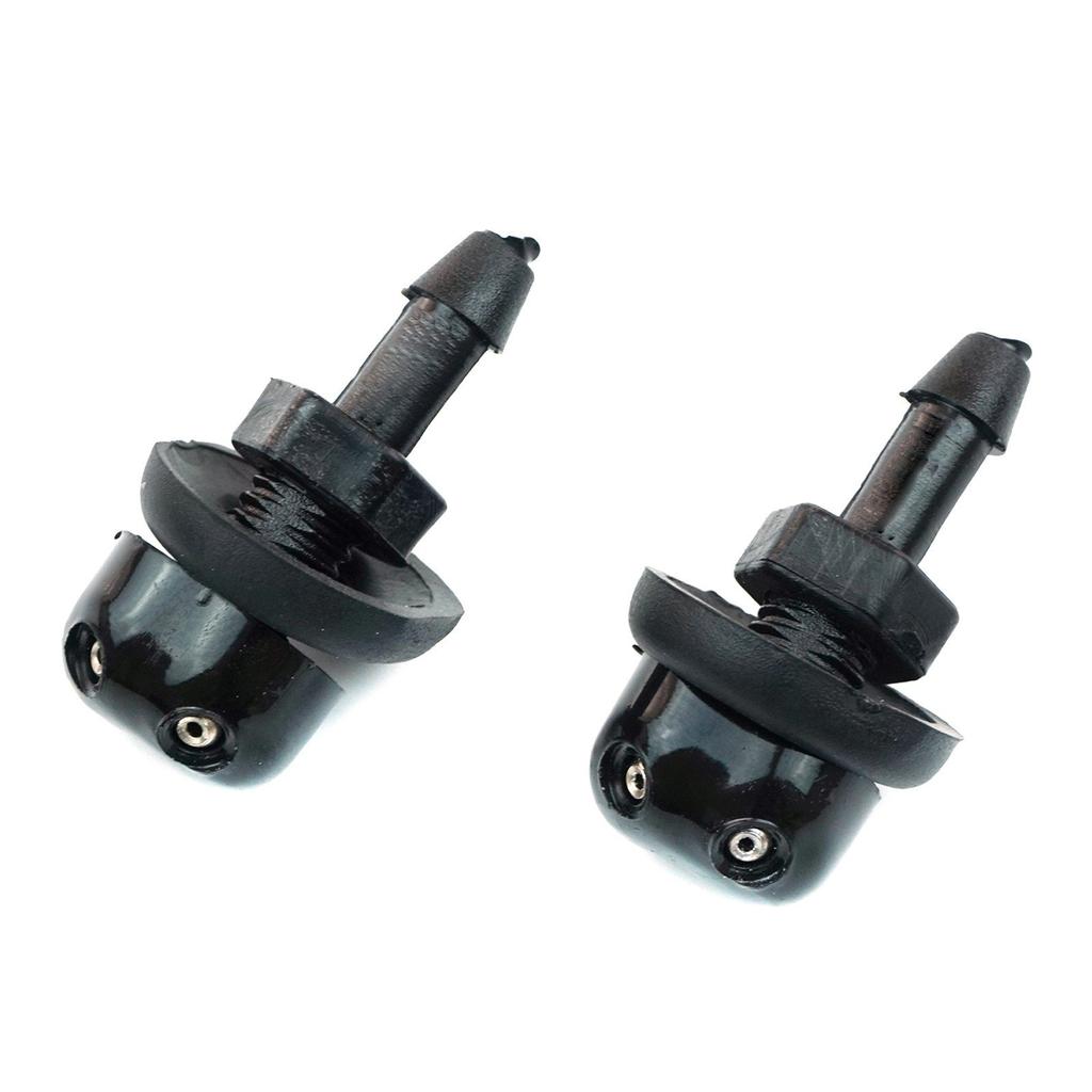 ESP525 2 Stück Universelle Auto-Doppelloch-Scheibenwaschdüse Wischerwasser-Sprühstrahl-Kit
