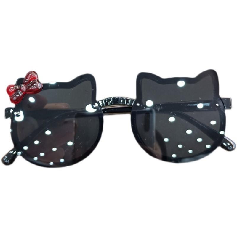 Summer Children Cute Sunglasses Acrylic Bow Outdoor Uv Protection Sun Glasses Baby Girls Classic Kids Boy Uv400 Eyewear