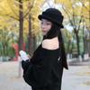 Versatile Woolen Rolled Edge Cap Beret Woolen Formal Hat Princess Hat British Top Hat  Performances