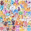 10/30/50pcs Cute Anime Stickers Kawaii Eevee Graffiti Sticker DIY Phone Water Bottle Notebook Cartoon Decals Toy
