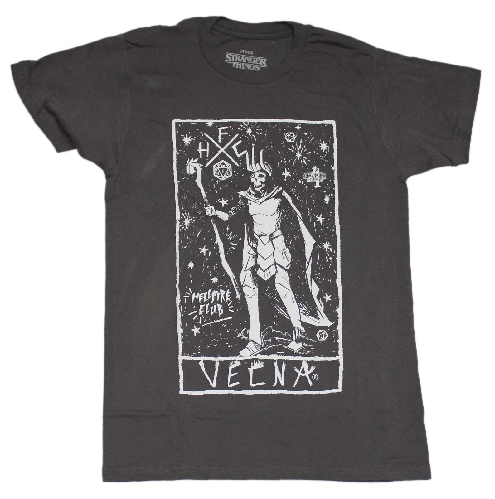 Stranger Things New Adult T-Shirt - Hellfire Club Vecna Drawing S