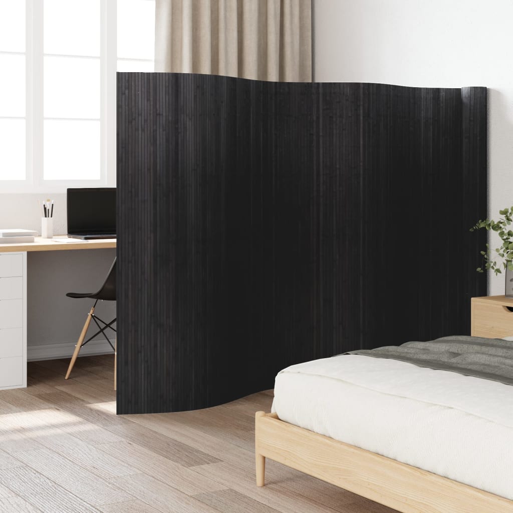 Bamboo Room Divider Gray Width 800 cm Height 165 cm