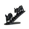 3D Printed French Bulldog Statues Nordic Style Creative Decorative Bulldog Ornaments Funny Canine Statues Crafts Desktop Use