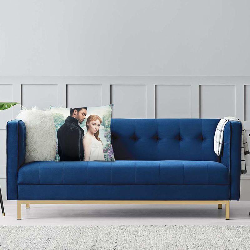 Bridgerton Daphne And Simon Dekokissenbezüge Home Decorative Rege Jean Page Kissen für Sofakissenbezug Polyesterdruck
