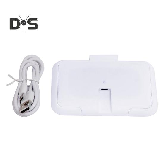 

Портативный детский нагреватель салфеток с термостатом и температурой USB-нагреватель влажных салфеток с двумя слоями для дома, путешествий, автомобиля, нагревательный чехол для влажных салфеток белый