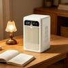 Air Conditioner Fan 2-Speed Time Display Rechargeable Portable Air Conditioners Desk Fan For Bedroom Living Room Kitchen Office