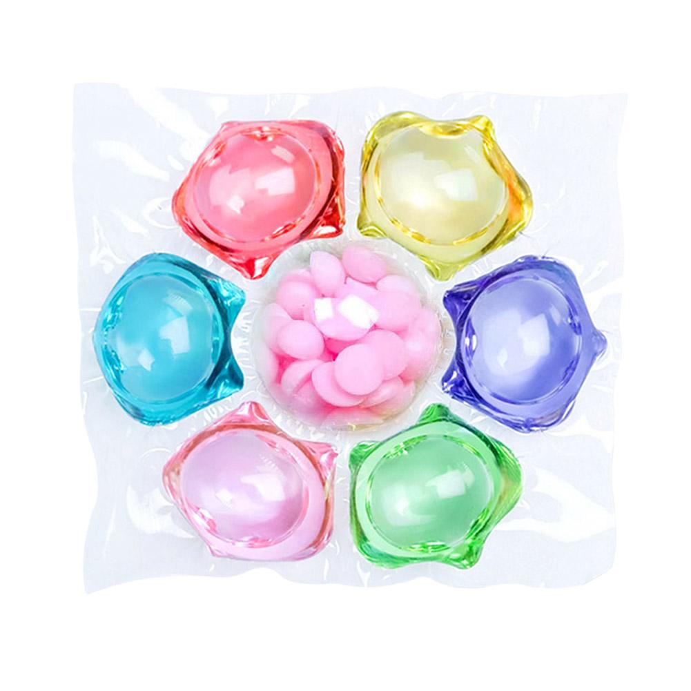 

7-в-1 гранулы для стирки, водорастворимый кондиционер, усилитель аромата для белья, стиральный порошок, долговечные чистящие капсулы, 30 шт.