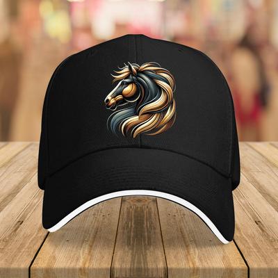 Casual Sport Hat FabricBaseball Cap with Geometric Print Casual Sport Hat for Men Appropriate for Any Season