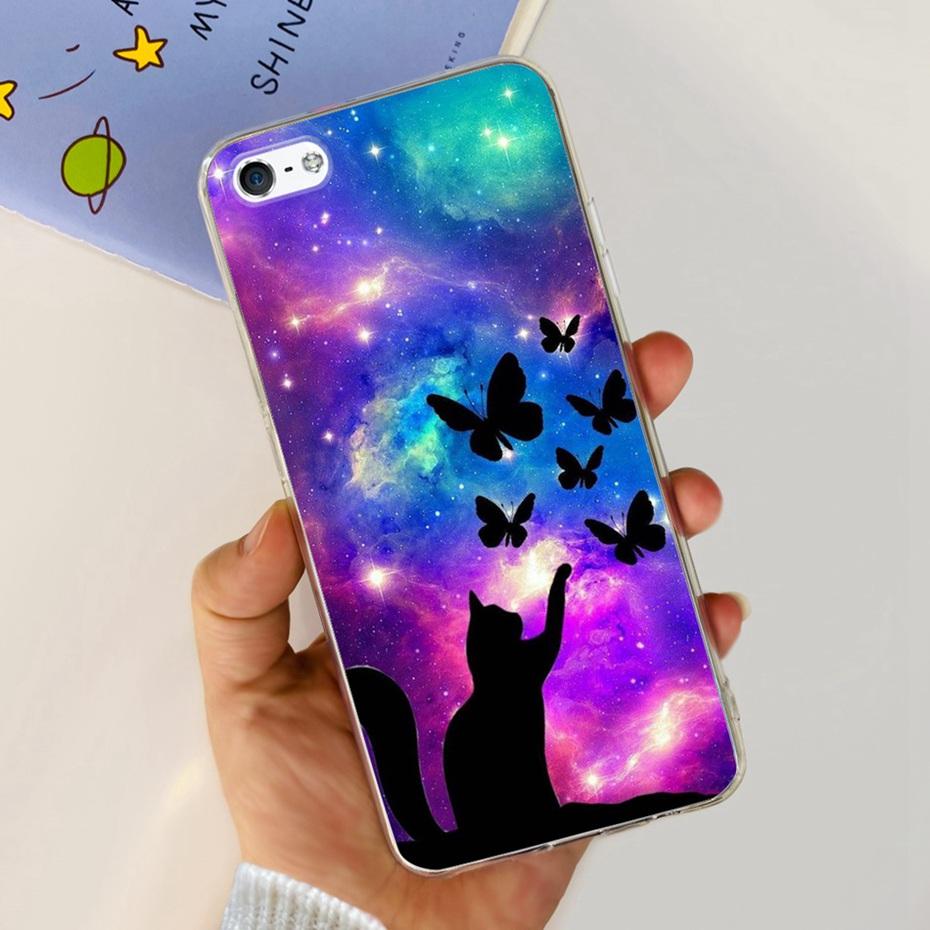 Lovely Printing Phone Case For iPhone 5 5s SE (2016) Soft Silicone TPU Back Cover For iPhone SE 2016 iPhone5 iPhone5s 4.0"