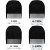 CR8GR8 Professional Guide Comb Fit Cutting Guider for Manscaped 3.0,4 Pack 8 Cutting Lengths from 1/8"-1/2" Inch Fit The Lawn Mower 3.0 Groin Hair