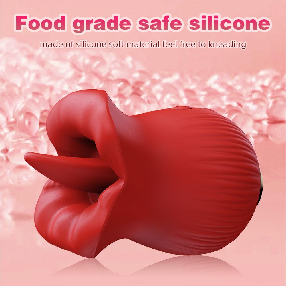 Powerful Sucking Licking Vibrator For Women Clitoris Stimulator Female Oral Nipple Massager Vagina Masturbators Adult Sex Toys