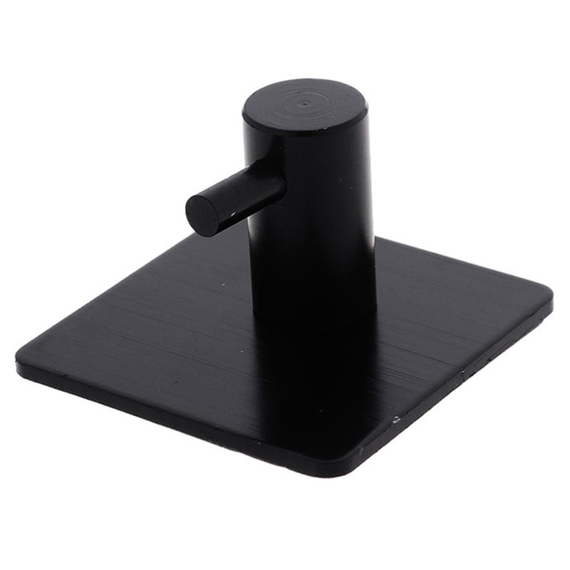 Schwarzer Kleiderhaken, Wandschlüsselhaken, luxuriöser Handtuchhaken, Badezimmer-Kleiderhaken aus Edelstahl, rostfreier Hakenaufhänger für Küchenbeschläge