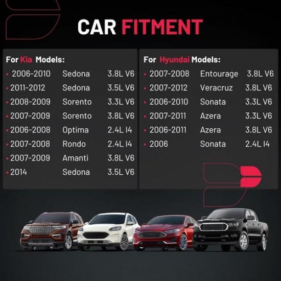 6 Ignition Coils Pack UF546 And Iridium Spark Plug For 2007-2009 Sorento 3.8L V6