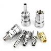 18pcs Line Hose Air Compressor Connector Quick Release Assembly Set 14" Pneumatic Iron Parts