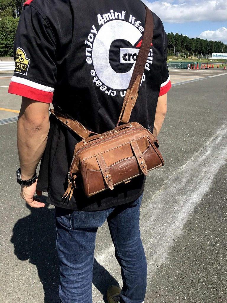 Gcraft x DEGNER Mini Bag Brown Monkey 33590 125/CT125