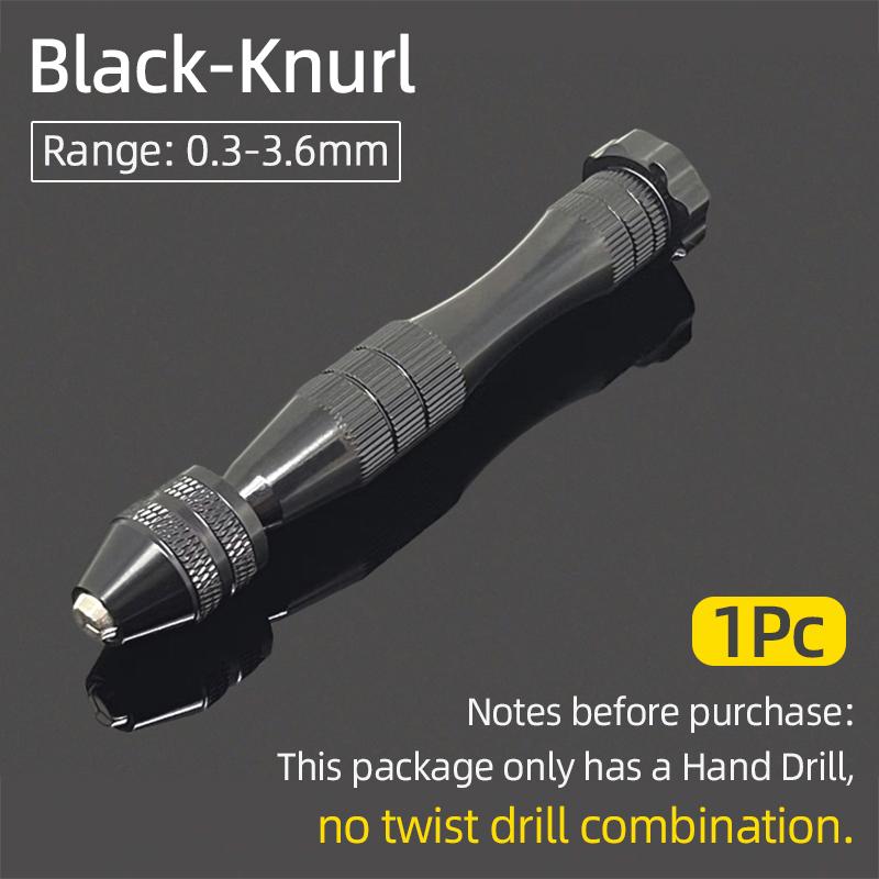Mini Micro aluminiowa wiertarka ręczna 0.3-3.6mm z uchwytem bezkluczowym wiertła kręte HSS do biżuterii rzemieślniczej ręczne wiercenie narzędzia obrotowe
