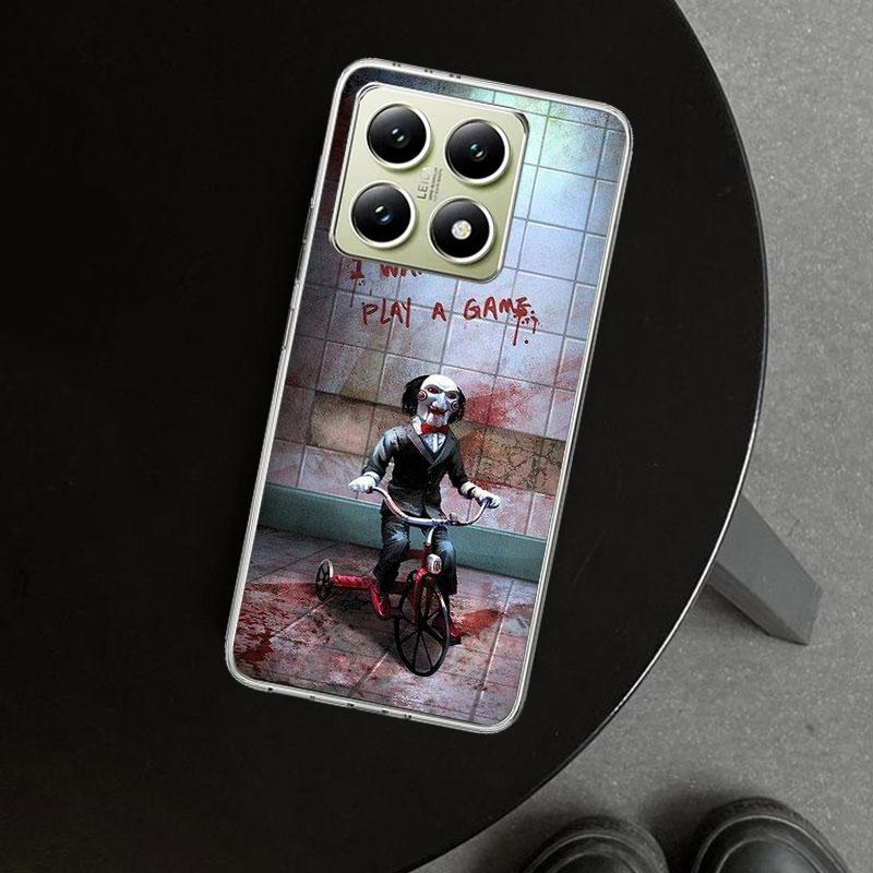 The Jigsaw Killer Horror Phone Case Cover for Xiaomi Redmi Note 15 14 13 12 11 Pro Plus 14S 12S 11S 11T 11E 10S 10 Customized Fu