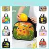 Cute Pikachu Pokemon Lunch Bag Cartoon Handbag Ice Bag For Kids Portable And Stylish