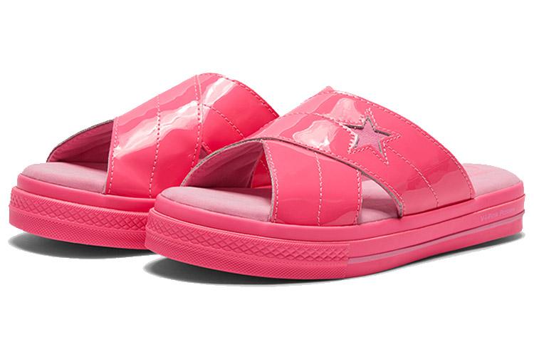 Pantofole da Donna Converse Opi One Star Slide Retro Unisex Pantofole Rosa da Donna