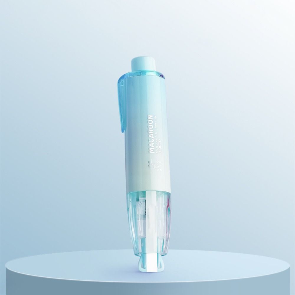 Candy Color Press Replaceable Core Correction Tape Charming Pen Shape Corrector Students Altered Tools School Office Supplies