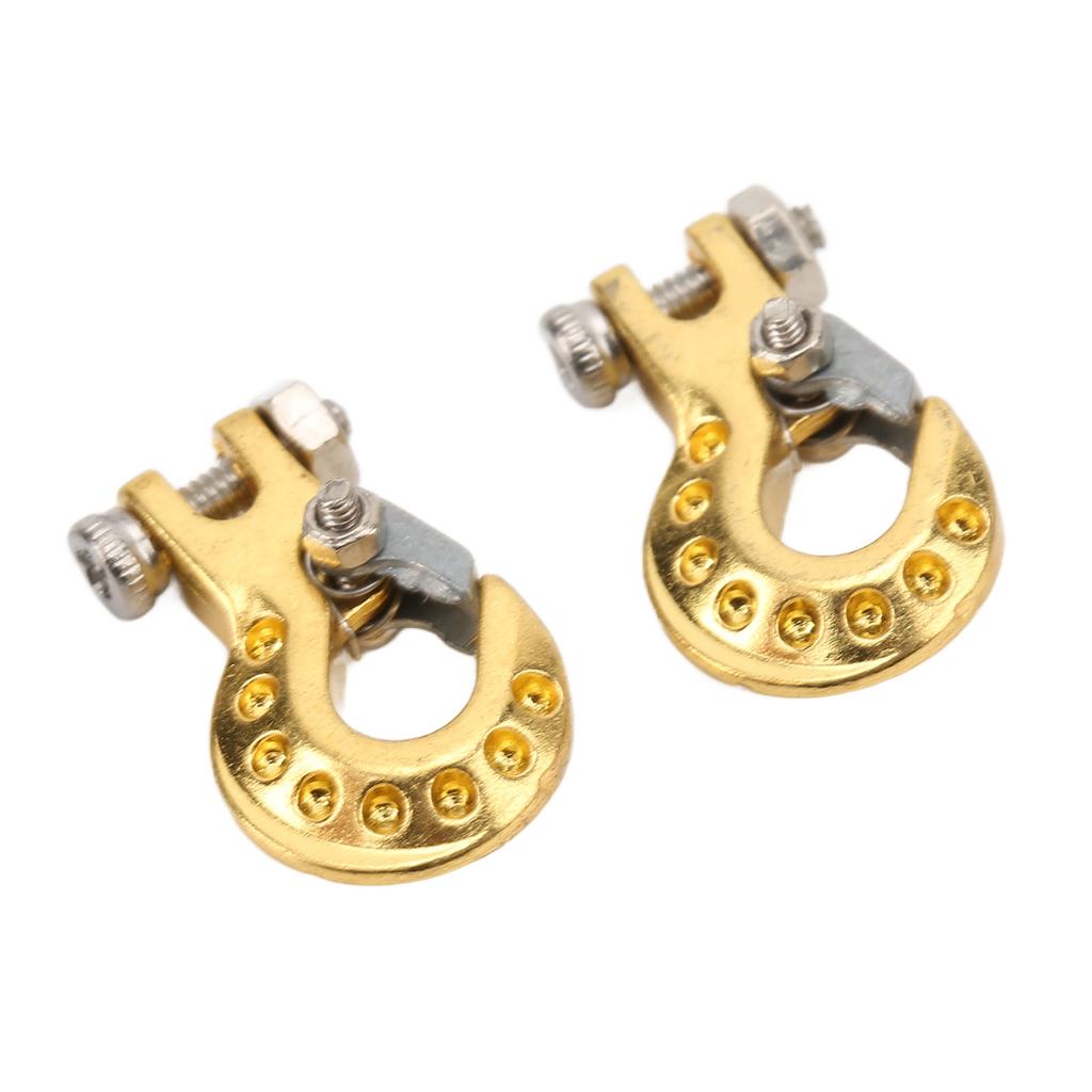 2 STÜCKE RC Anhängerhaken Leichte Aluminiumlegierung RC Windenhaken für SCX10 D90 110 RC Autos Upgrade