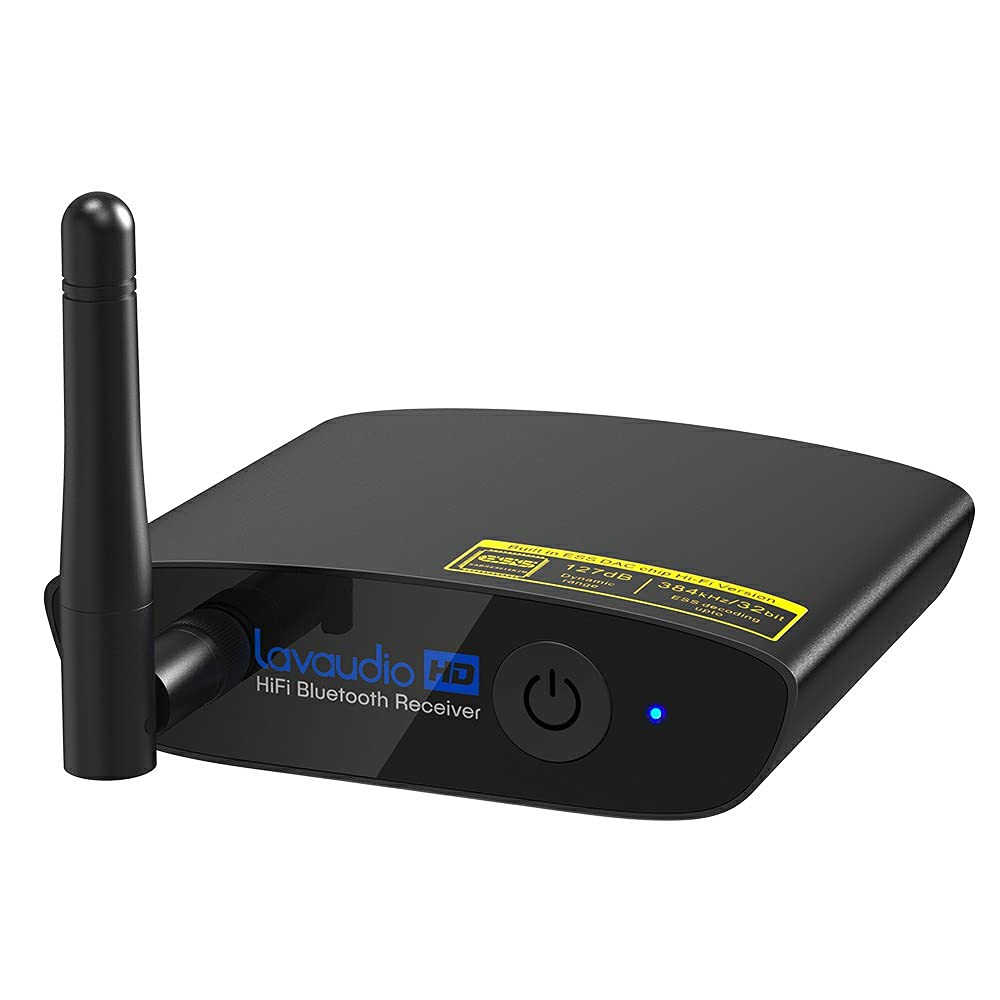 

Lavaudio Bluetooth ЦАП HiFi LDAC Bluetooth Приемник, Bluetooth Аудиоприемник, ЦАП 5.0 с RCA/AUX, 3,5 мм/Оптический выход, LDAC/APTX HD/APTX