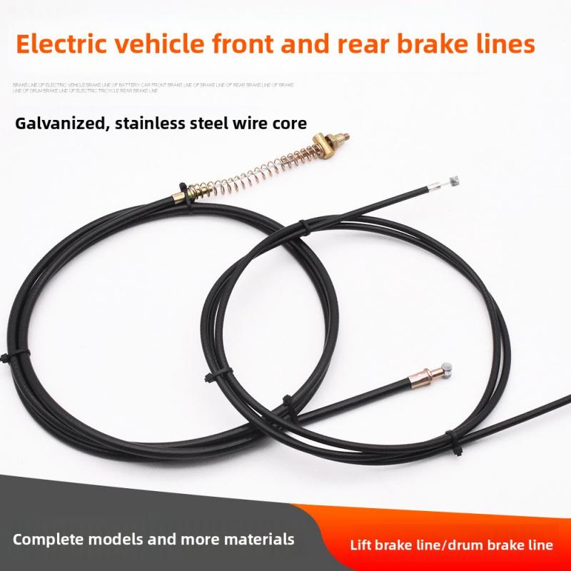 Premium Drum Brake Cable - Wear-Resistant, Flexible, Compatible with Most 2-Wheel Vehicles, Long-Lasting Brake Performance