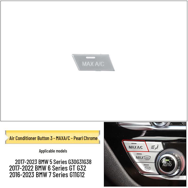 BMW 5 & 7 Series G30/G12 Air Conditioning & Fan Speed Adjustment Buttons for Center Console