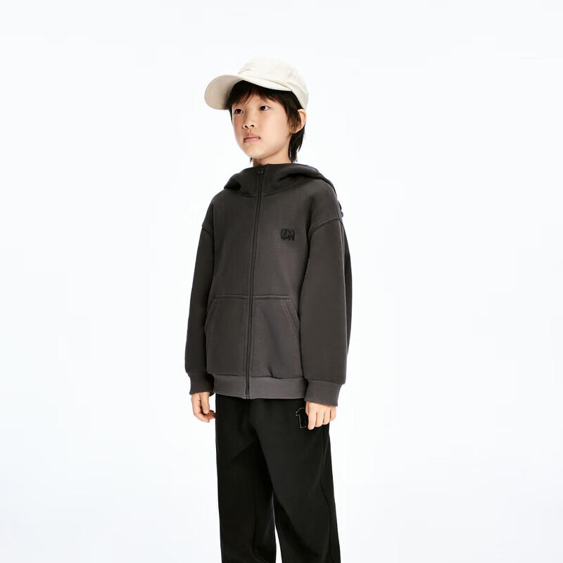 little MO&Co. Fleece-Lined Kids  Hooded Sweatshirt Jacket 110