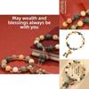 Vintage Lotus Beaded Bracelet For Men And Women With Chinese Style And Spiritual Symbols