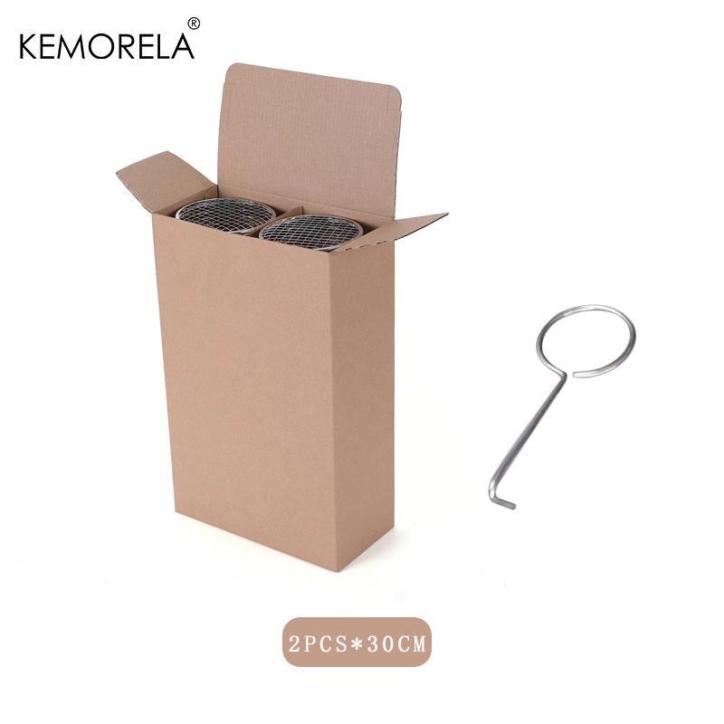 BBQ Basket Stainless Steel Rolling Grilling Basket Wire Mesh Cylinder Grill Basket Portable Round Outdoor Camping Barbecue Rack