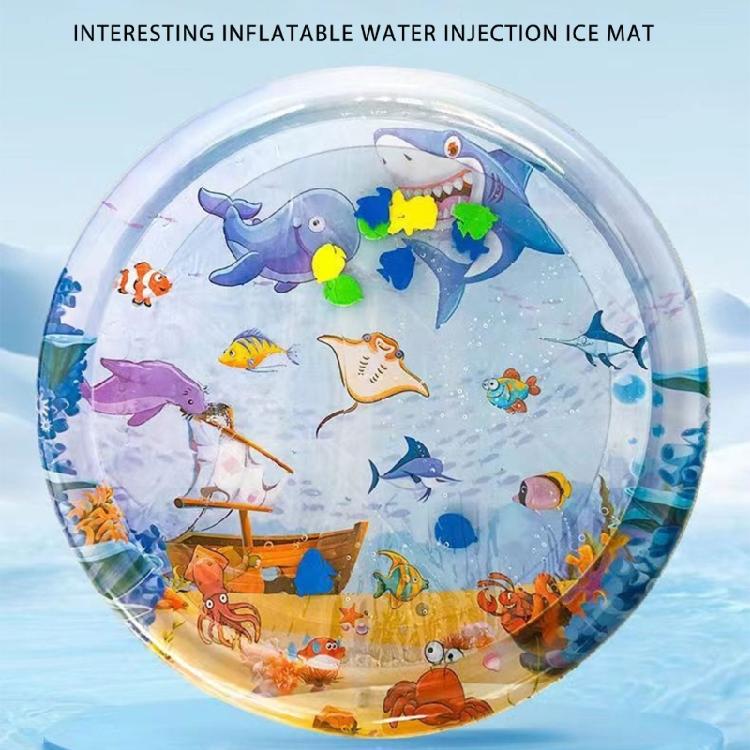 Kühlendes sensorisches Wassermatte für Katzen Interaktion Haustier Wasser Spielmatte Alle Katzen Hund Indoor Langeweile Katzen Unterhaltungsmatte