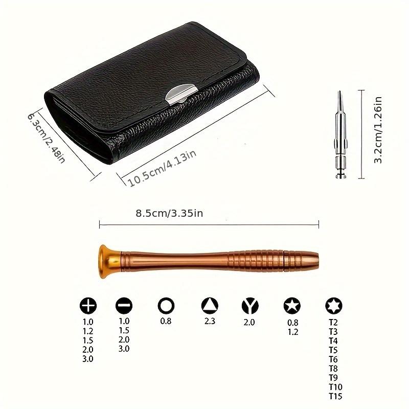 25in 1 Precision Repair Tool Kit Screwdriver Set - Metal and Plastic Security Torx Heads for Electronics, Eyeglasses and More