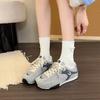 Fashion 2025 New Mesh Thin Soled Women Sneakers Fashionable Retro Concise Casual Comfortable Increased Sports Shoes Street Board Shoes