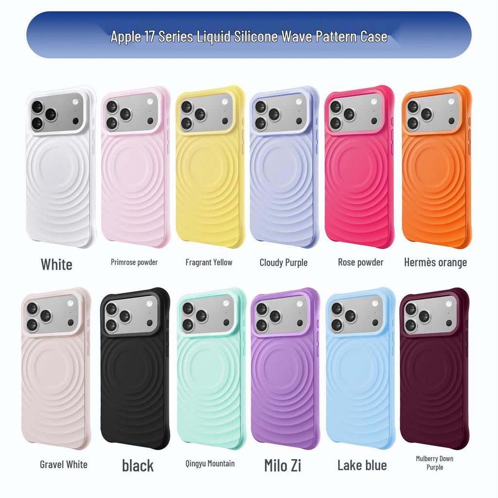 Apple iPhone 17 Pro Max Boyang Magnetic Liquid Silicone Case - Full Coverage Drop Protection Cover