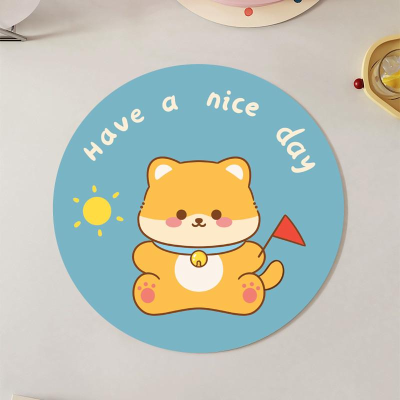 Set di Sottobicchieri in Silicone e Diatomee Disegnati con Base Antiscivolo e Isolamento Termico per Bevitori di Caffè e Tè