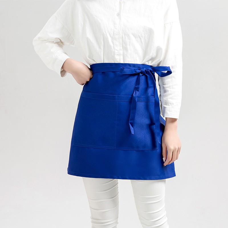 Waterproof High Imitation Nylon Half Apron for Kitchen, Cafe, and Workwear Customization