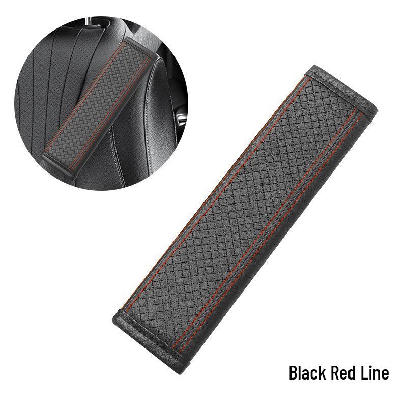 Leather Car Seat Belt Shoulder Pad - Universal Protective Cover