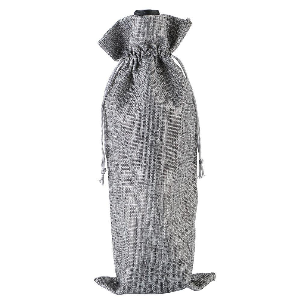 750ml Gift Burlap Linen Party Decoration Wine Bags Wine Bottle Covers Packaging Bag Champagne Pouch