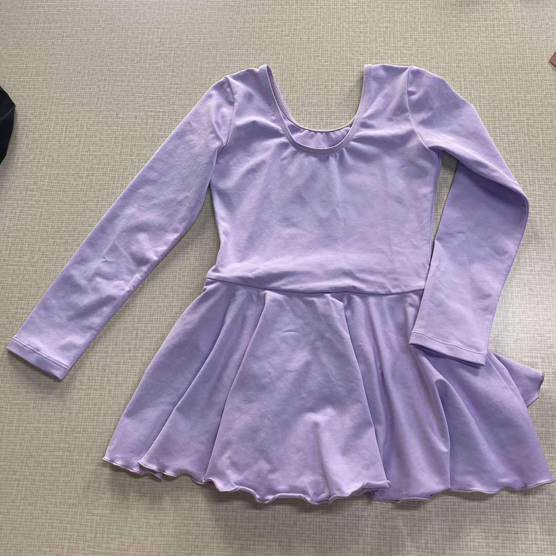 Girls  Ballet Skirt Dancewear Set - Children s Dance Practice Costume Size 140