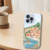 Landscape Nordic Barcelona Budapest Gardasee Phone Case For iPhone Mini 11 12 13 14 Pro XS Max X Plus SE XR Tempered Glass Cover