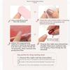 Flower Polka Dots 3D Fake Nails Bling Full Cover Jelly Gel Fake Nails Glossy Artificial French False Nails For Women and Girls