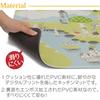 MOOMIN Yokozuna Creation Toilet Mat Series Picnic (Wipeable PVC) (Moomin Green, M)