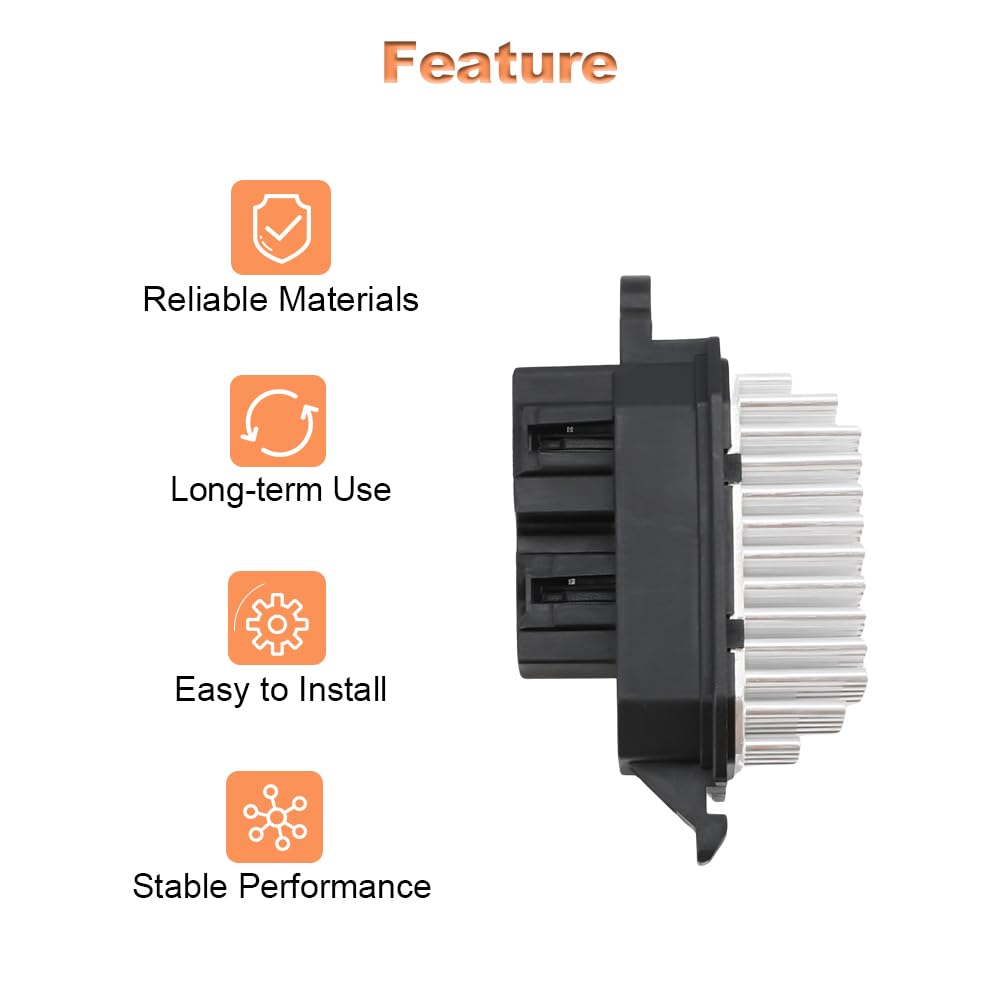 HVAC Blower Motor Resistor Compatible with Nissan Pathfinder V6 3.5L 2022-2024 Rogue SL SV L4 2.5L 2014-2018 Rogue Sport L4 2.0L 2017-2022