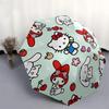 1pc Hello Kitty Fabric PrintUmbrella with Plastic Handle,Suitable for All Seasons Home Travel Outdoor UmbrellaSanlio159