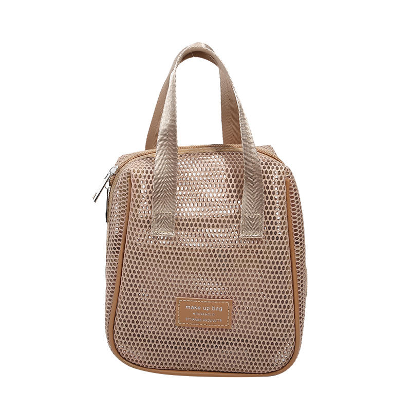 

Mesh Cosmetic Bag Zipper Toiletry Organizer Makeup Bags Multifunctional Women Lipstick Key Coin Purse Pouch Handbags хаки