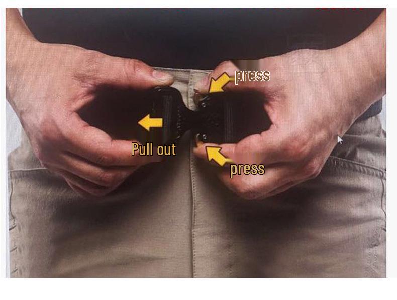 4.5cm Men's Nylon Tactical Belt for Outdoor Sports and Military Training, Customizable Logo