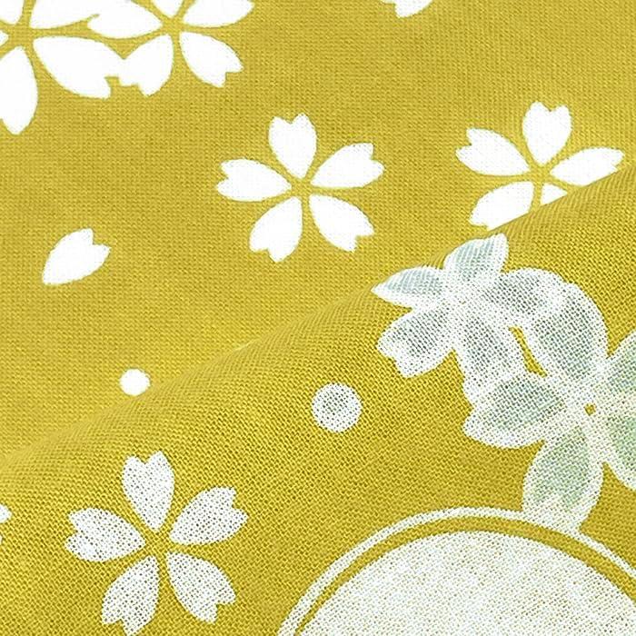 Someno Anbo Tenugui "Sakura Neko Wakameiro" - Hand-dyed 100% Cotton Tokka Fabric, Made in Japan, 35cm x 100cm
