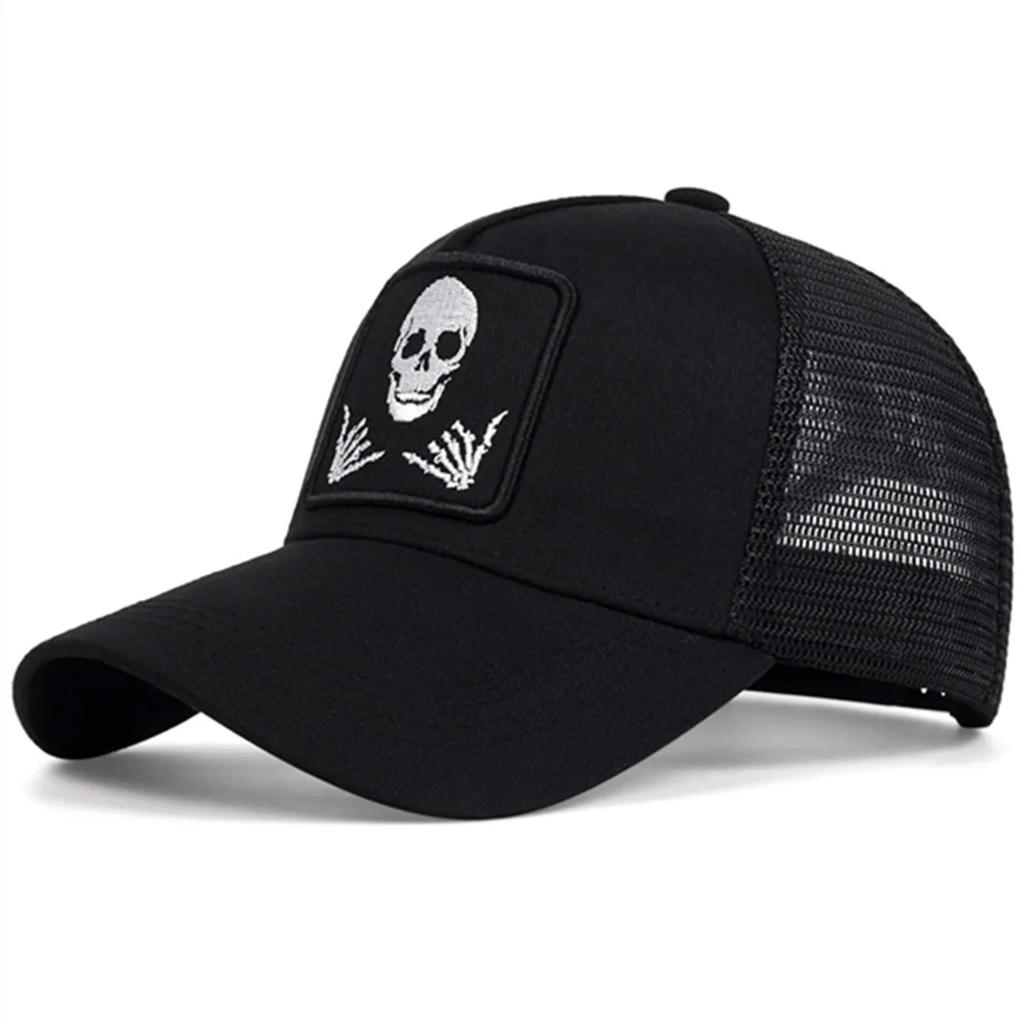 Unisex Personality Embroidery Baseball Net Caps Spring Summer Outdoor Adjustable Casual Hats Dad Hat Sunscreen Hat